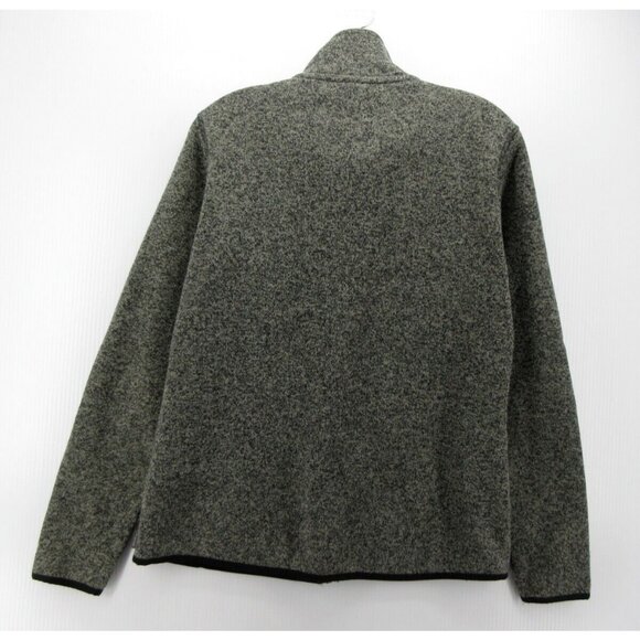 Eddie Bauer Jacket Large Windbreaker Fleece Lined Heathered Full Zip - Picture 7 of 11